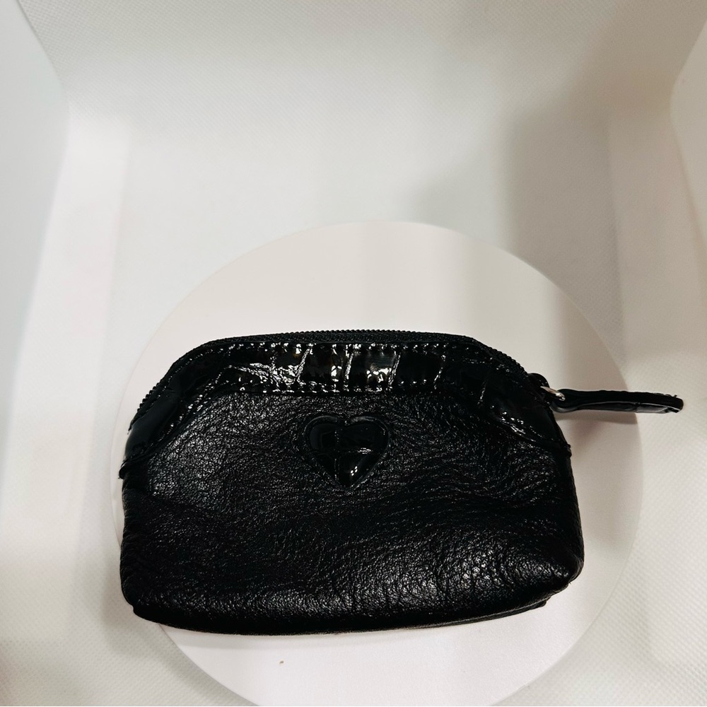 Brighton Black Leather Coin Purse